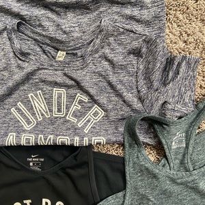 Set of 3 Workout Tops
